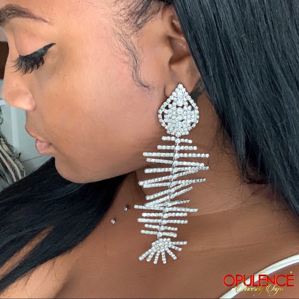 Scales Oversized Earrings